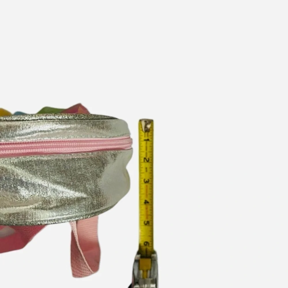 Unicorn Backpack, Size see photos, Pink & Silver